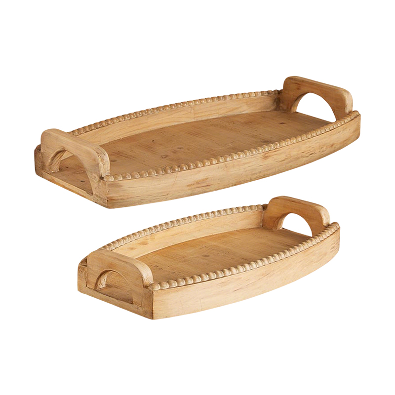 WOODEDN TRAY/FRUIT TRAY - 097
