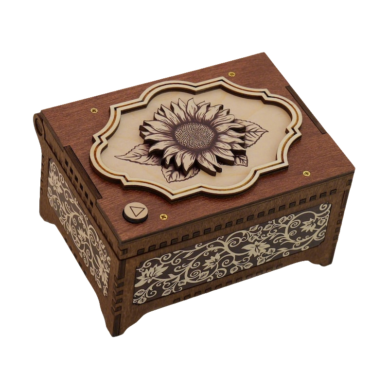 WOODEN MUSIC BOX WNMB-007