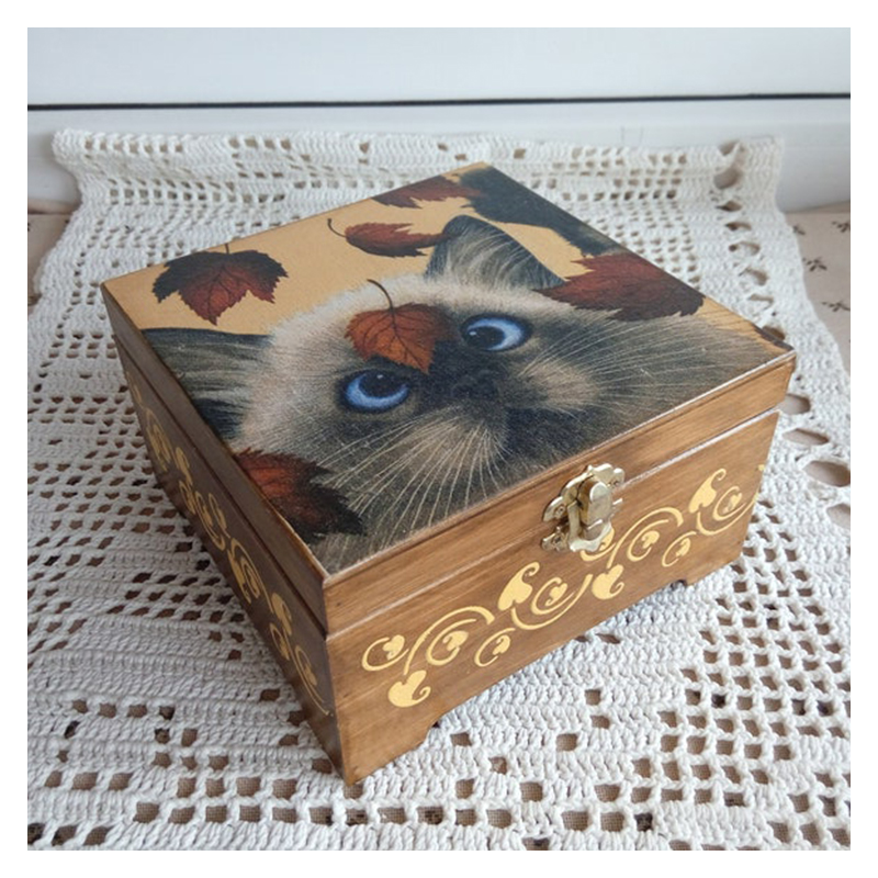 WOODEN STORAGE BOX - 515