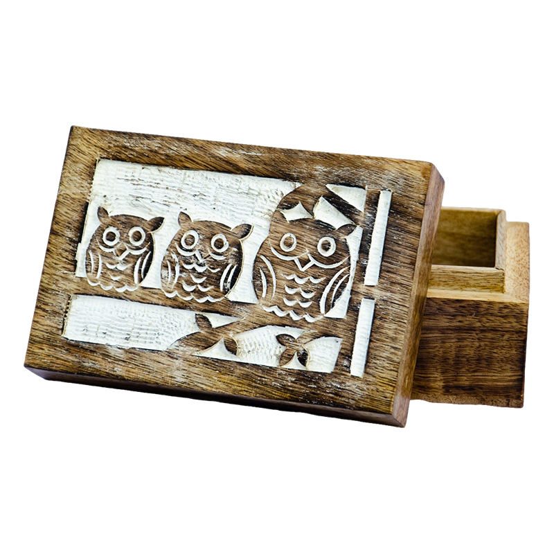 WOODEN STORAGE BOX - 457