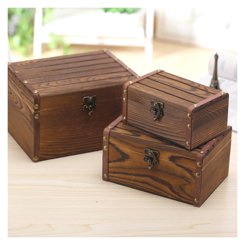WOODEN STORAGE BOX - 517
