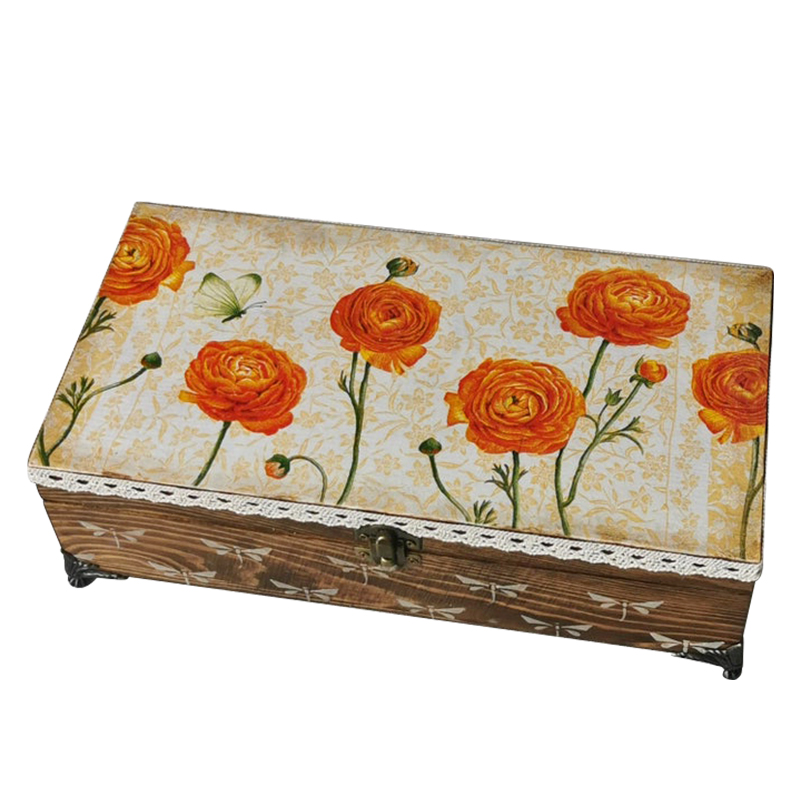WOODEN STORAGE BOX -  015