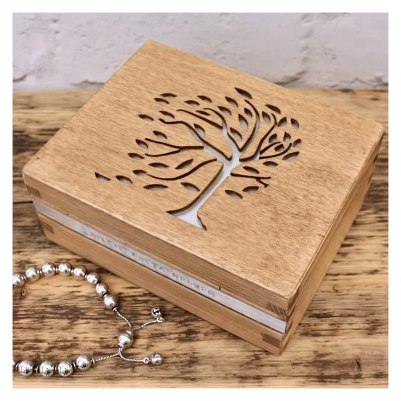 WOODEN STORAGE BOX -543