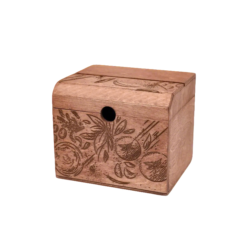 WOODEN STORAGE BOX -  496