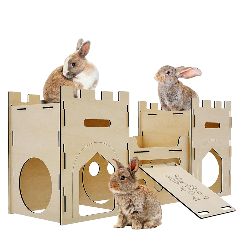BUNNY HOUSE RABBIT HUTCH- 005