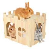 BUNNY HOUSE RABBIT HUTCH-001