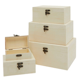 WOODEN STORAGE BOX - 036