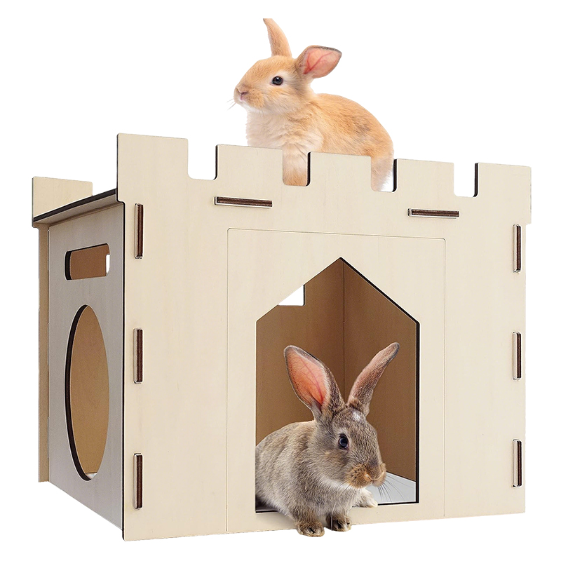 BUNNY HOUSE RABBIT HUTCH- 004