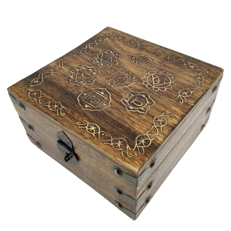 WOODEN STORAGE BOX -  263