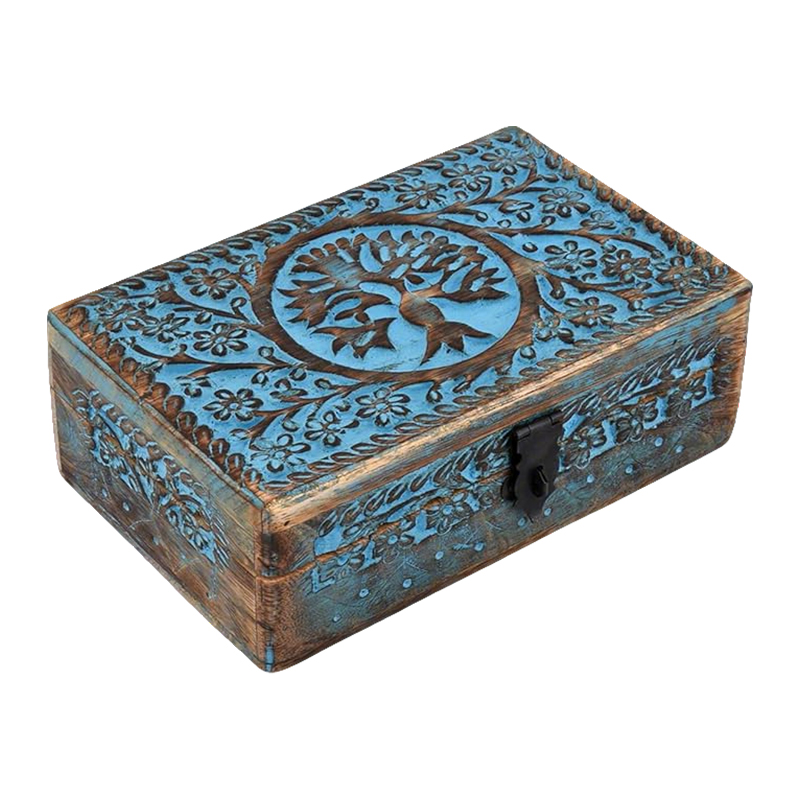 WOODEN STORAGE BOX - 266