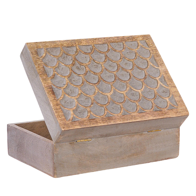 WOODEN STORAGE BOX - 064