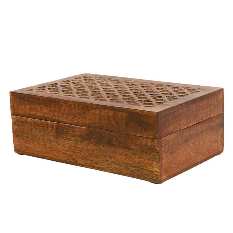WOODEN STORAGE BOX - 087