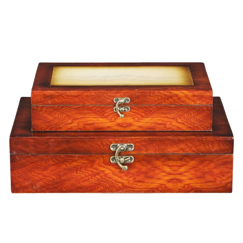 WOODEN STORAGE BOX - 093