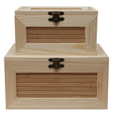 WOODEN STORAGE BOX -  096