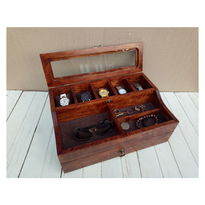 WOODEN STORAGE BOX - 574