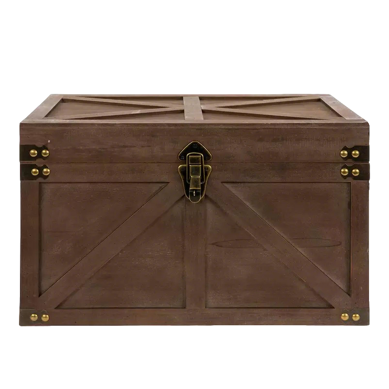 WOODEN STORAGE BOX - 566
