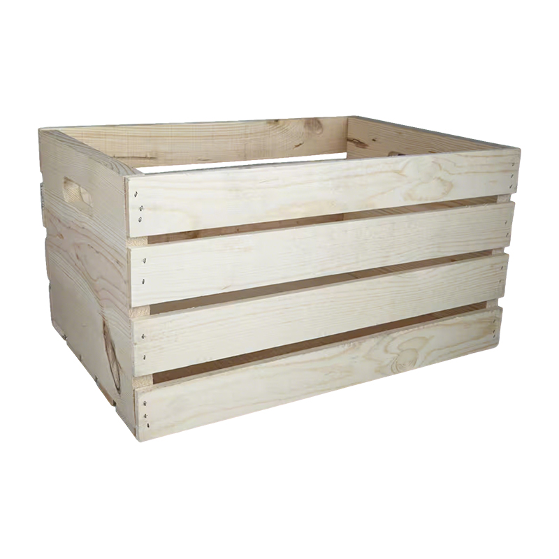 WOODEN CRATE WOODEN BASKET -  004