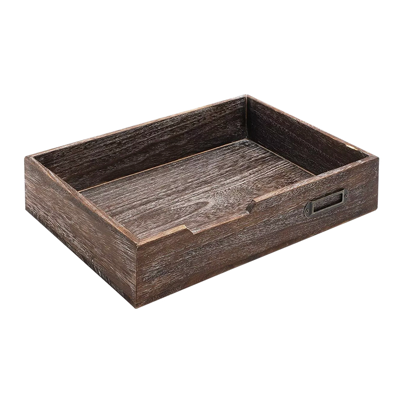 WOODEN CRATE WOODEN BASKET -  006