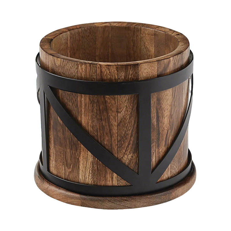 WOODEN CRATE WOODEN BASKET - 005