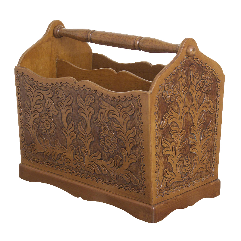 WOODEN CRATE WOODEN BASKET - 022
