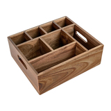 WOODEN CRATE WOODEN BASKET - 016