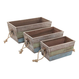 WOODEN CRATE WOODEN BASKET -  024