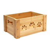 WOODEN CRATE WOODEN BASKET -  030