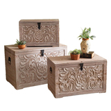 WOODEN STORAGE BOX - 446