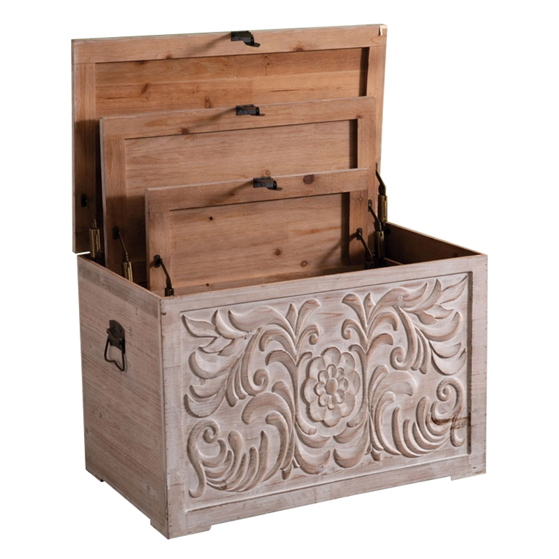 WOODEN STORAGE BOX -  445