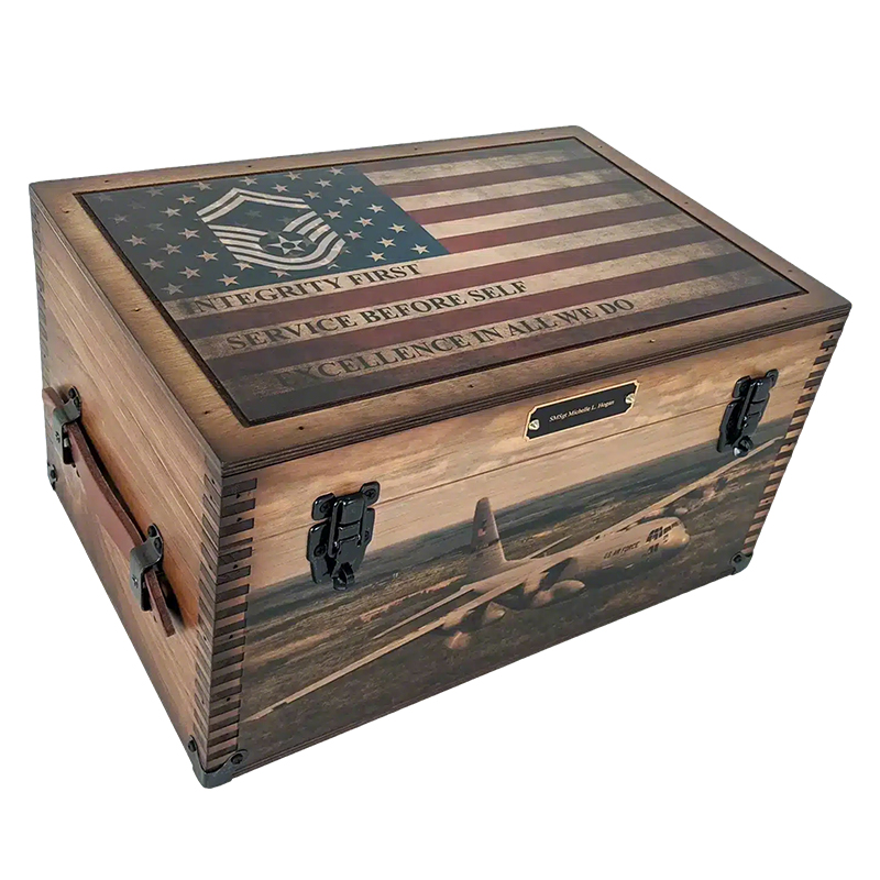 WOODEN STORAGE BOX - 414