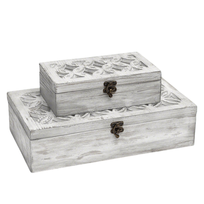 WOODEN STORAGE BOX - 216
