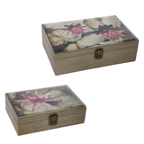 WOODEN STORAGE BOX -  243
