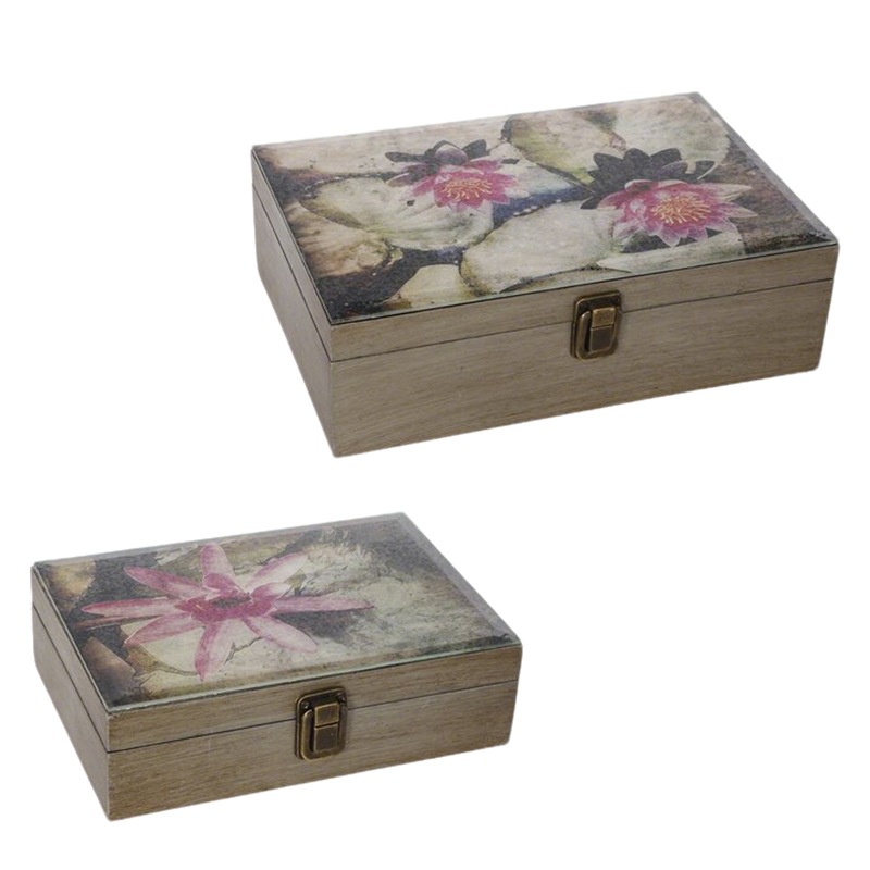 WOODEN STORAGE BOX -  243