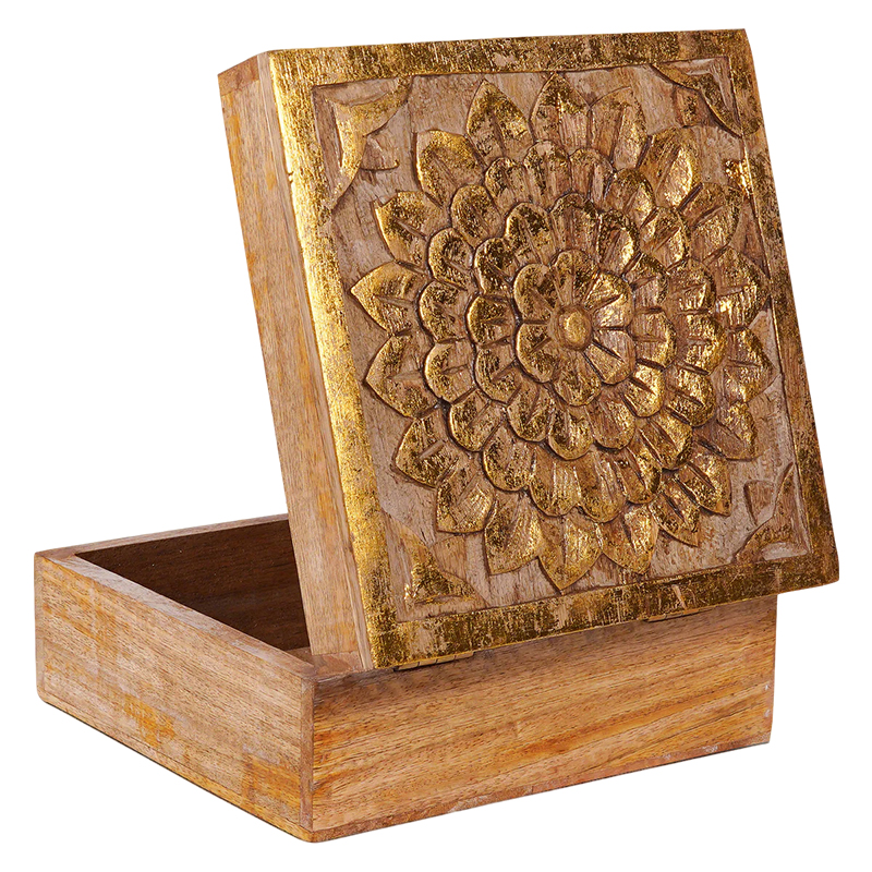 WOODEN STORAGE BOX -  322