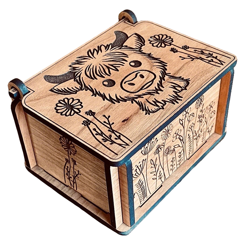 WOODEN STORAGE BOX -  337