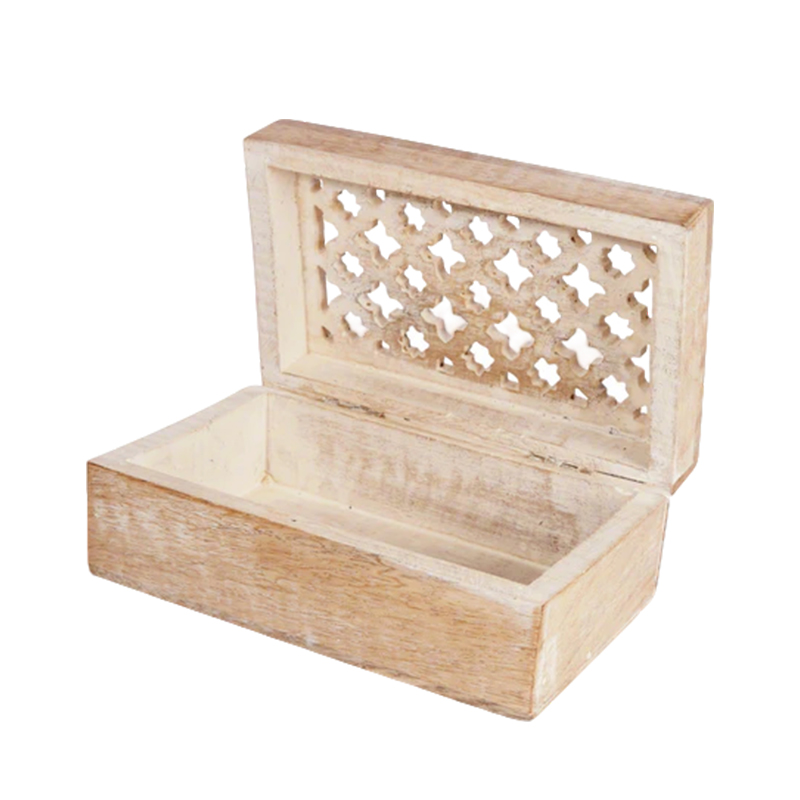 WOODEN STORAGE BOX - 344