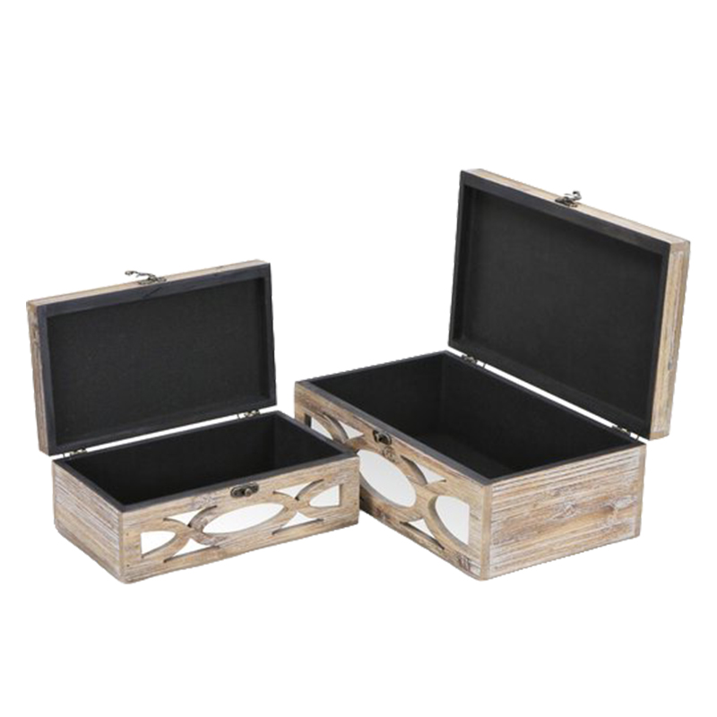 WOODEN STORAGE BOX - 341