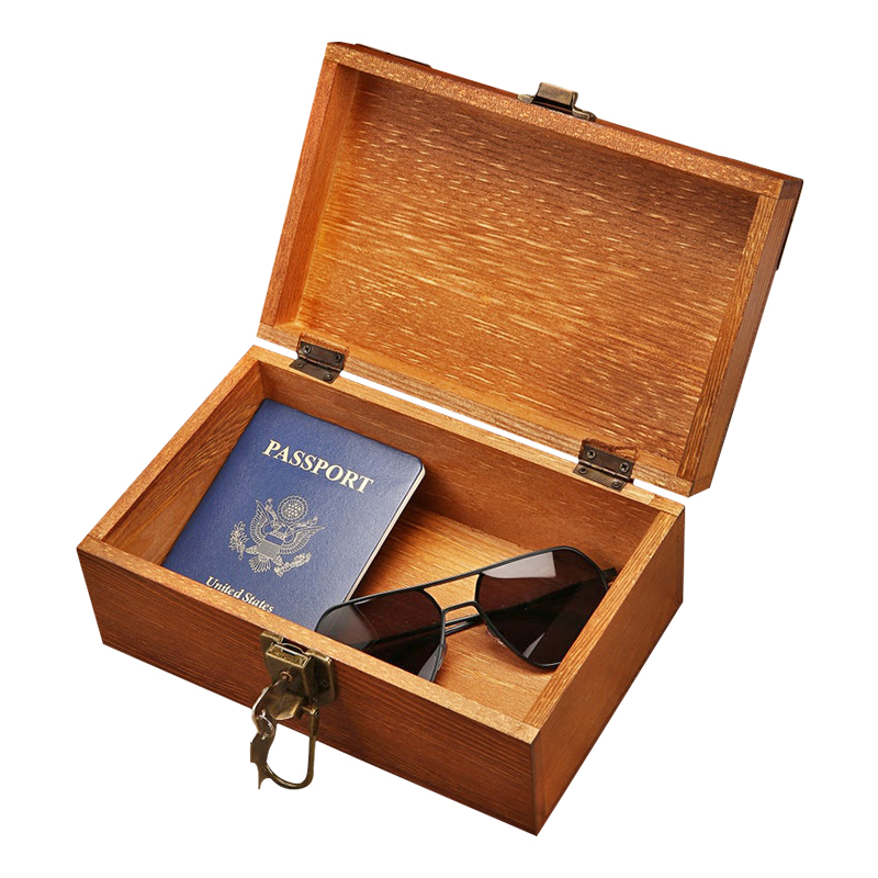 WOODEN STORAGE BOX -  153