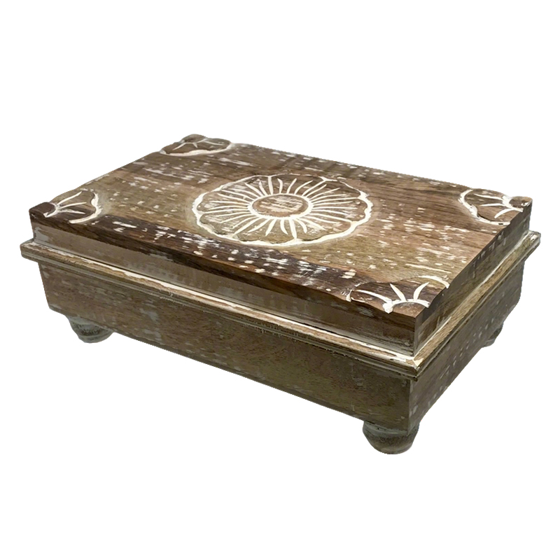 WOODEN STORAGE BOX - 364