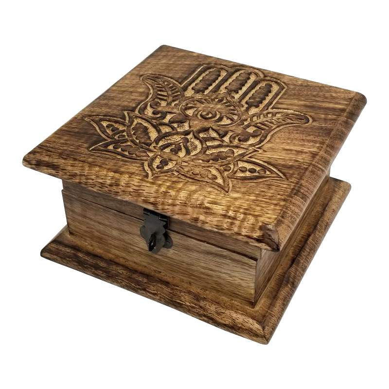 WOODEN STORAGE BOX - 363