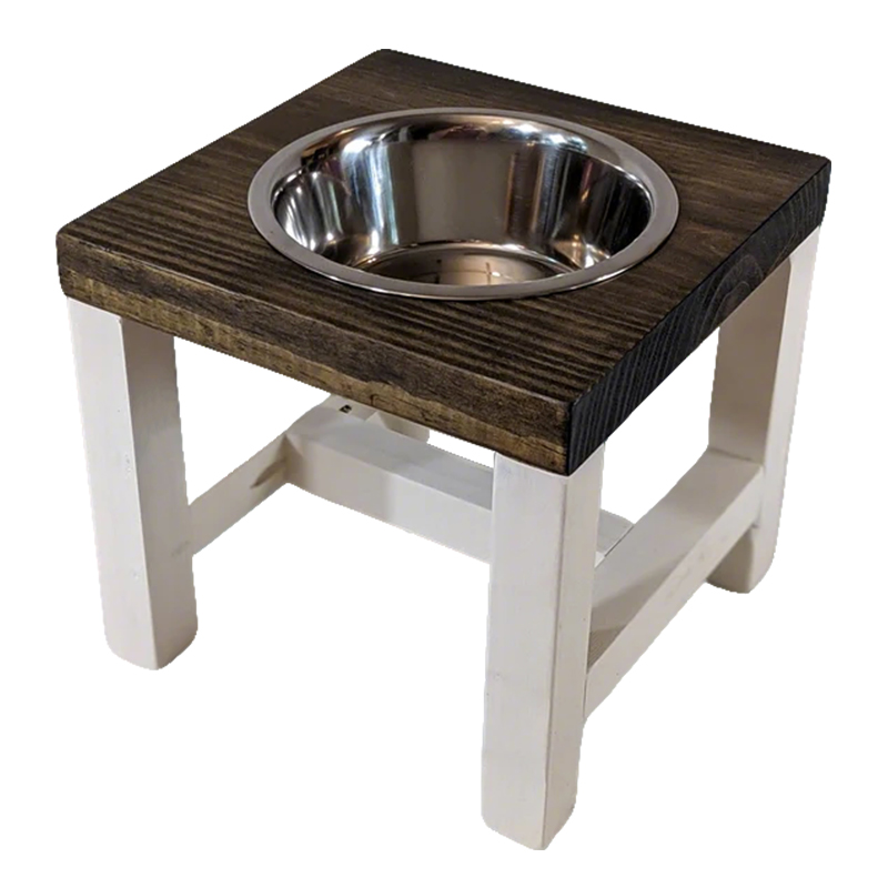 WOODEN CAT DOG FEEDER-015