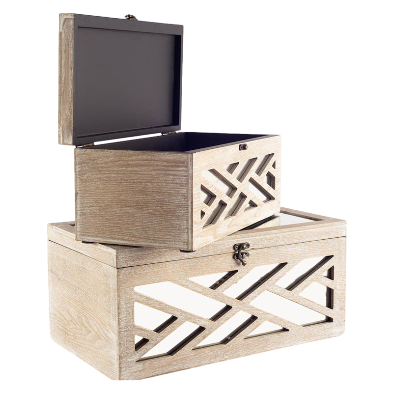 WOODEN STORAGE BOX -  132