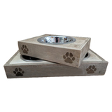 WOODEN CAT DOG FEEDER-019