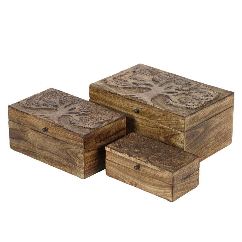 WOODEN STORAGE BOX - 192