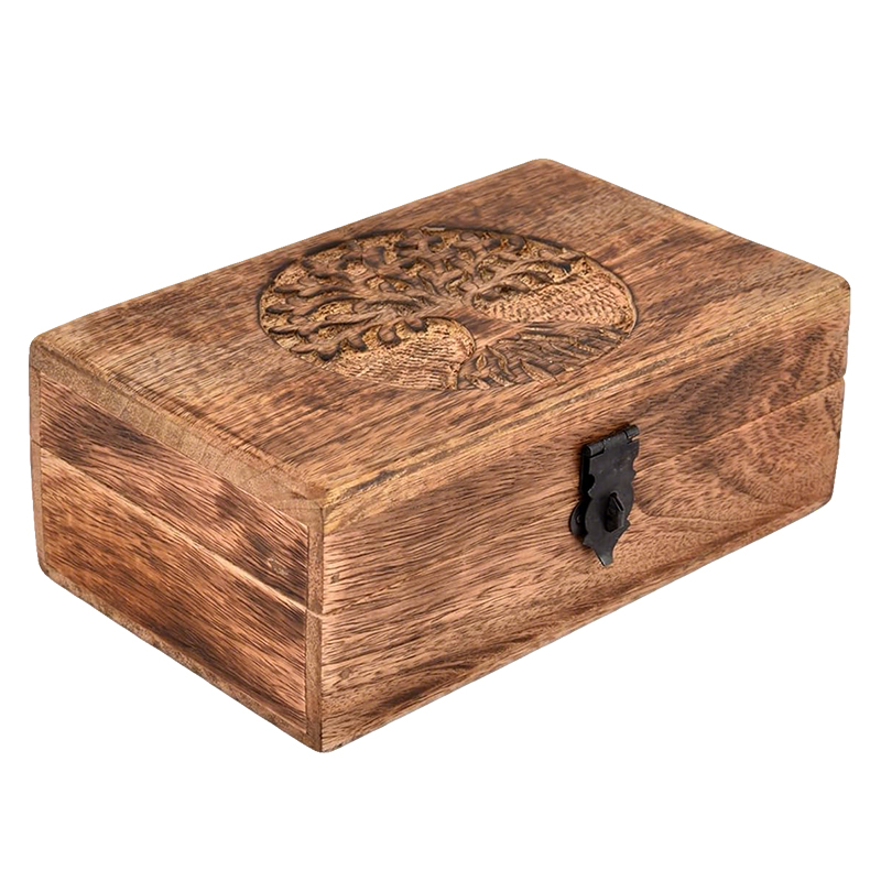 WOODEN STORAGE BOX - 373