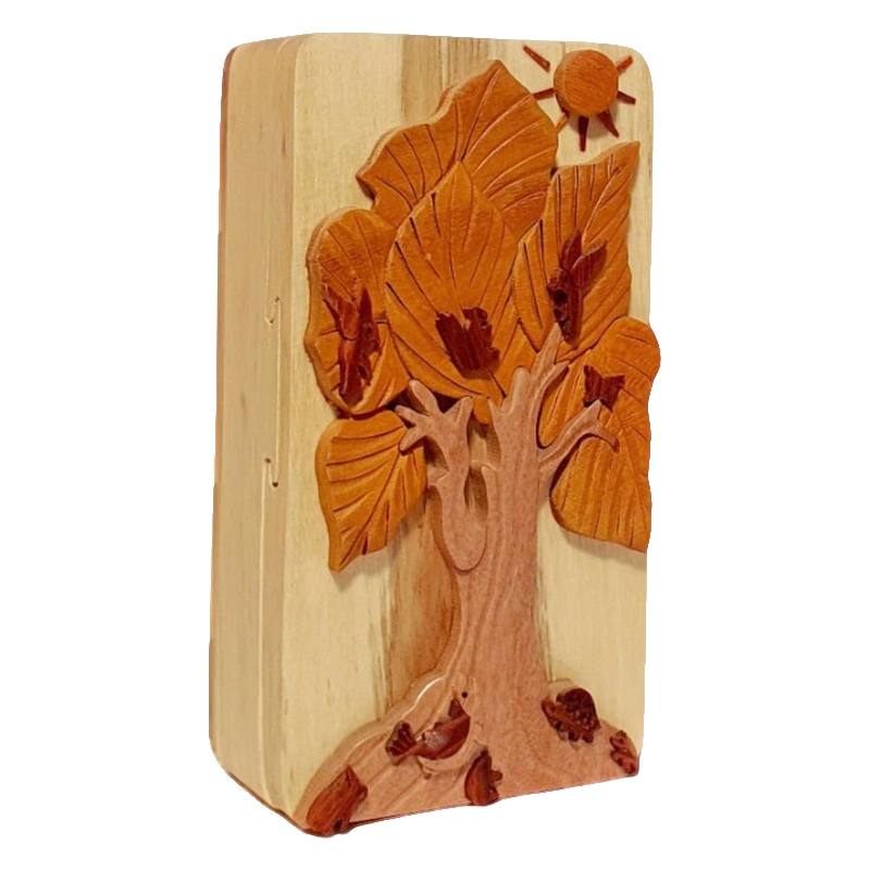 WOODEN STORAGE BOX - 366