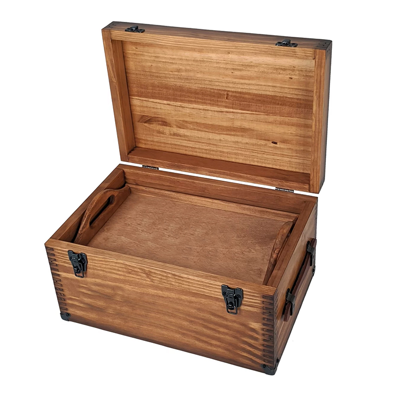 WOODEN STORAGE BOX - 382