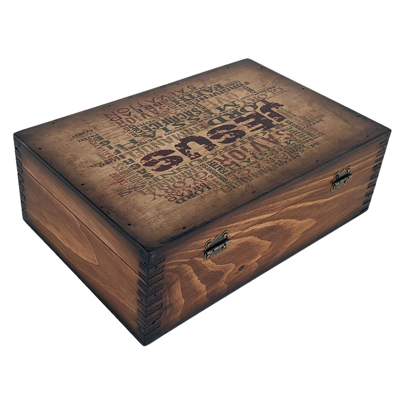 WOODEN STORAGE BOX - 381