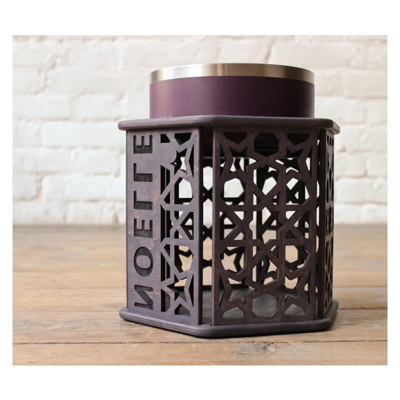 WOODEN CAT DOG FEEDER -030