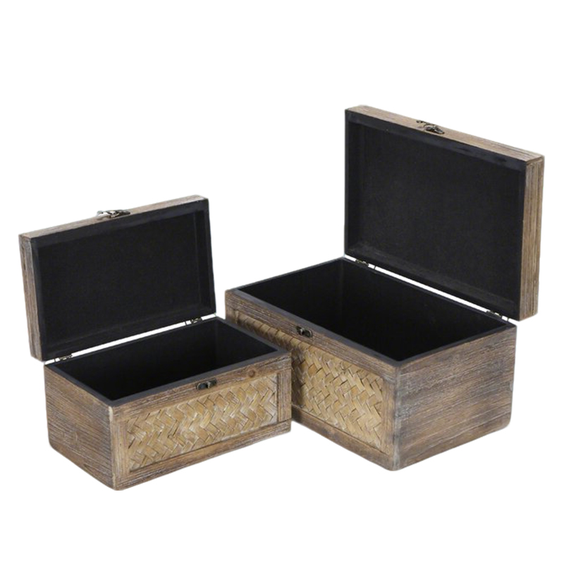 WOODEN STORAGE BOX - 174